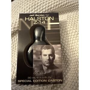 Jeff Gordon for Halston Z-14 cologne spray Special Edition Carton 1 oz NIB NEW